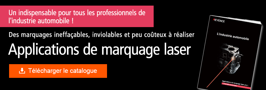 Un indispensable pour tous les professionnels de l'industrie automobile ! Des marquages ineffaçables, inviolables et peu coûteux à réaliser Applications de marquage laser