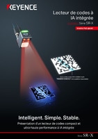 Série SR-X Lecteur de codes à IA intégrée Catalogue